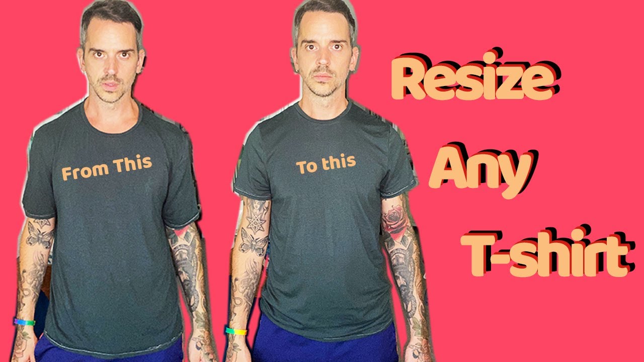 How To Customize Your Clothing, Make A Loose TShirt Fit Tighter. DIY