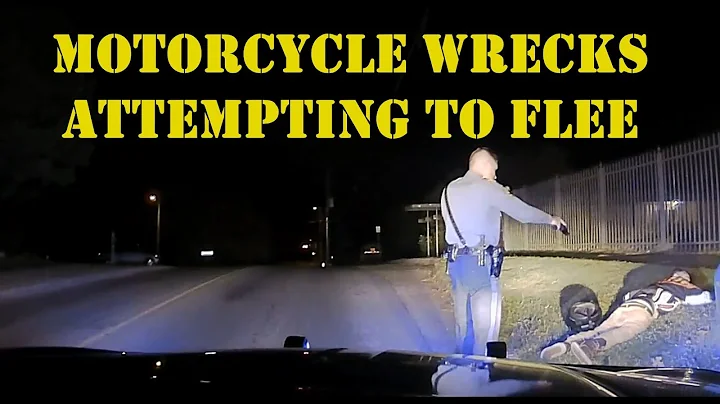 Motorcycle operator flees from Arkansas State Police - Pursuit ends in wreck (expired tags)