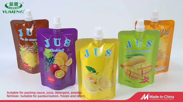 Spout Pouch – The Smart, Sustainable Packaging Solution.liquid packaging pouch, stand-up spout bag