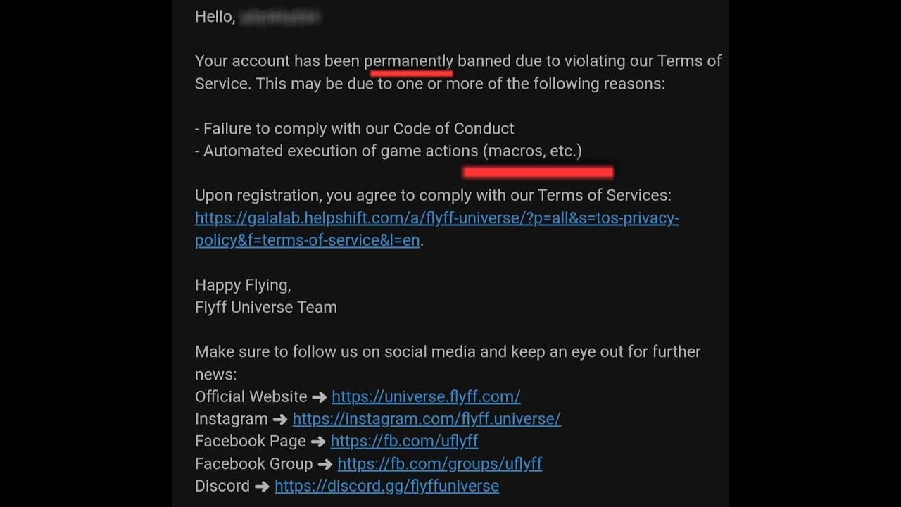 Flyff Universe Totemia Knight Siege PoV 08 12 2024    ElTaunto Banned (for macros, etc.) ?