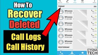 How To Recover Deleted Call History For Android Smartphones/ Device in an instant | 100% FREE