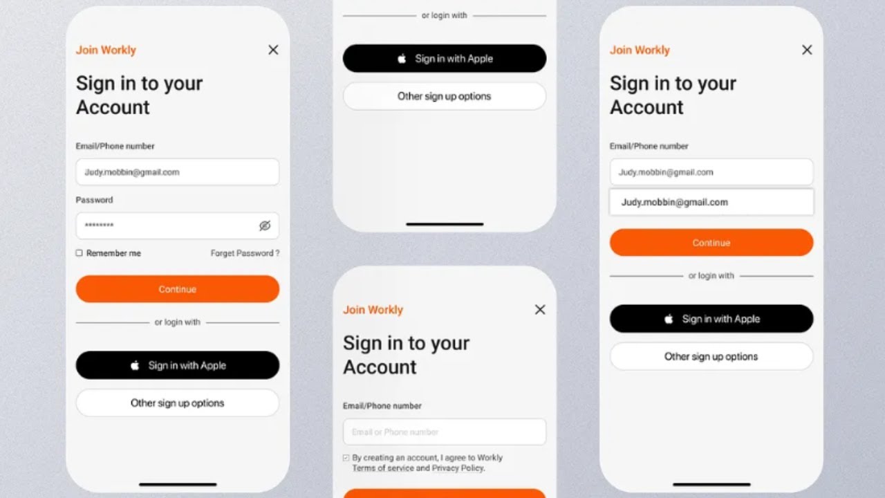 Figma Sign In & Sign Up Page Design | Modern UI/UX Tutorial by ...