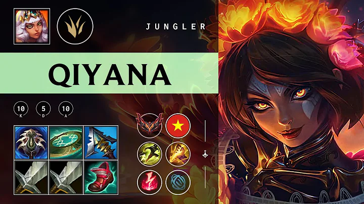 Qiyana Jungle vs Jax - VN Grandmaster Patch 25.23