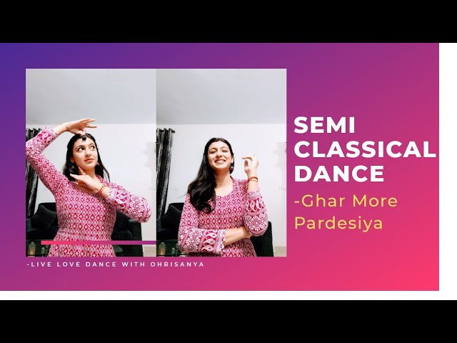 Ghar More Pardesiya-kalank-Dance Cover--varun,Alia,Madhuri-live love Dance with Sanya#art #follow