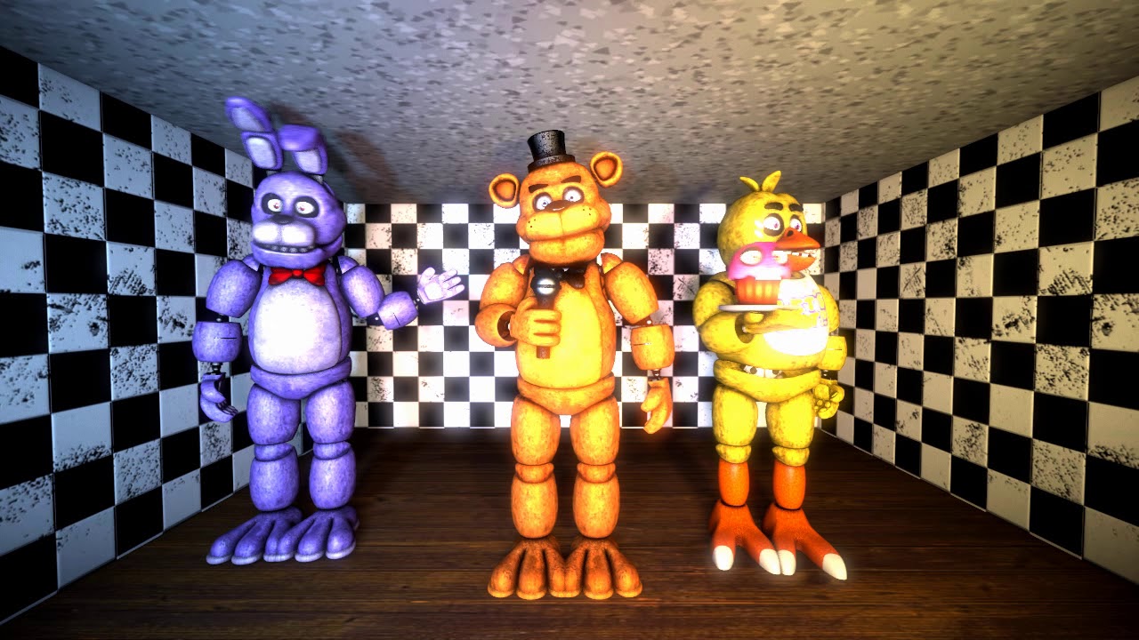 F Naf 1 Animatronics Stage