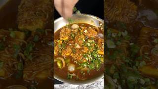 Chilli Maggi Paneer ASMR Cooking || #shorts #asmr #recipe #cooking #maggi #indianasmrworld #paneer