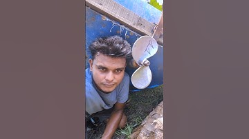 making homemade boat + bike engine 💪#shots #project #experiment #sujanexperiment