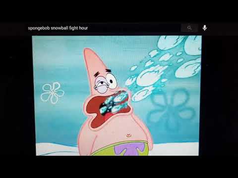SpongeBob Shoots Snowballs Swallow Patrick! From Sound The Incredibles