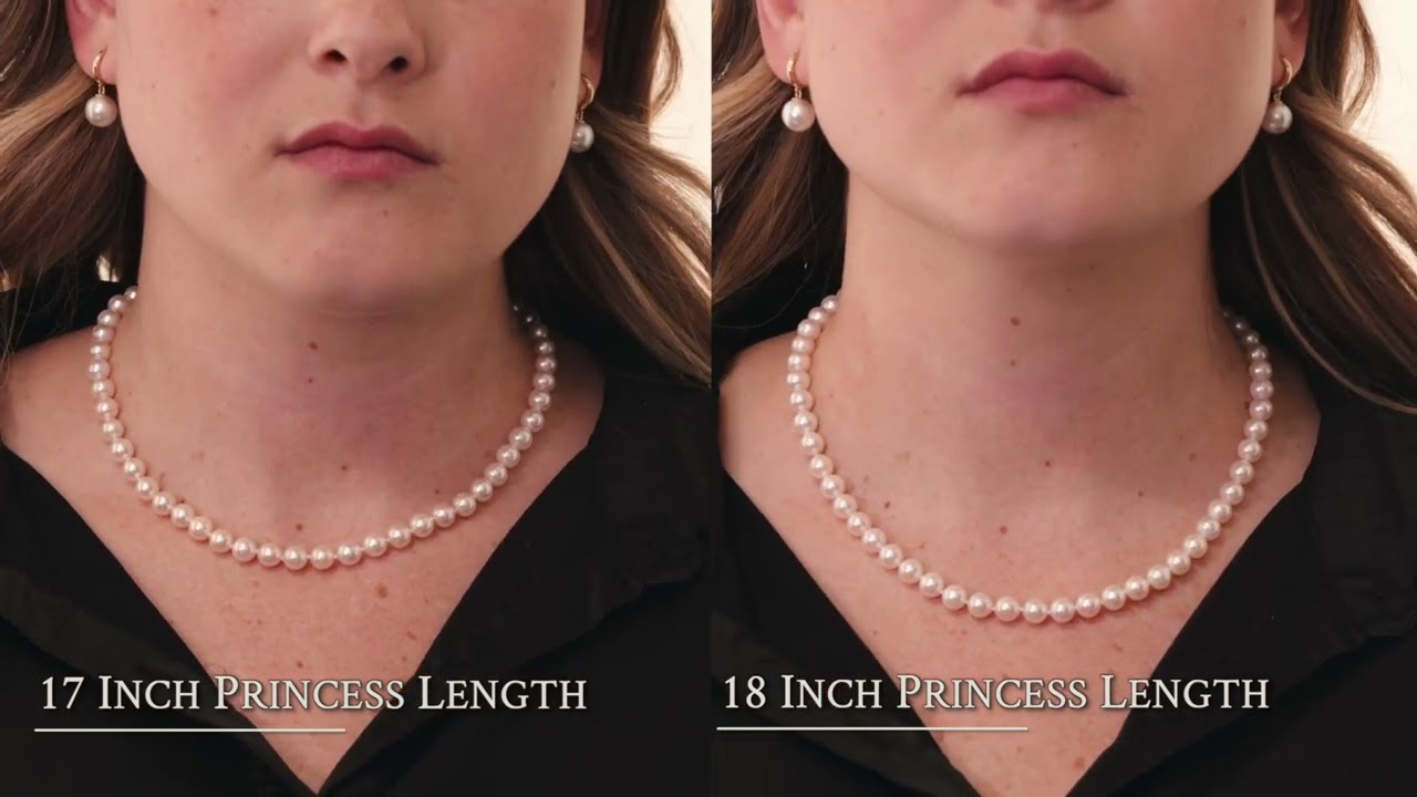 Vintage Small To Big 19 Pink Color Natural Real Pearls Necklace Princess  Length