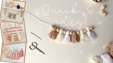 Create This Gorgeous Tassel Garland FAST! 😍 - You Won
