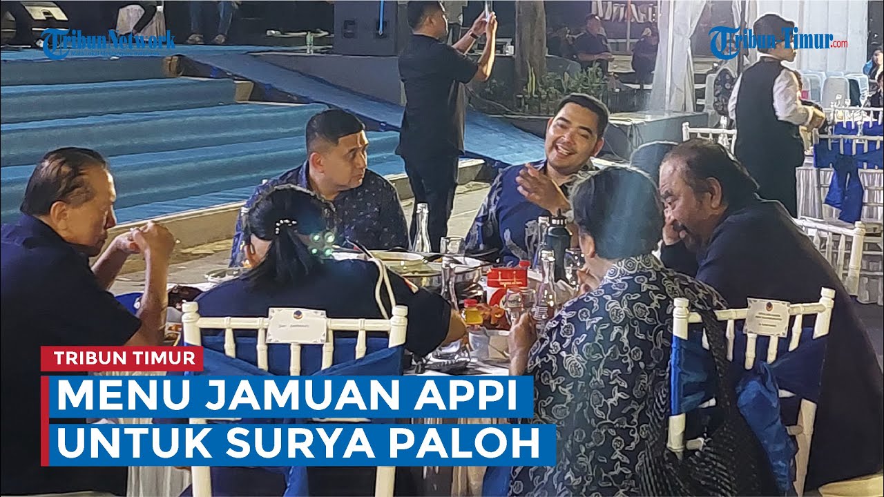 Wali Kota Makassar Munafri Jamu Ketum Nasdem Surya Paloh di Anjungan Pantai Losari