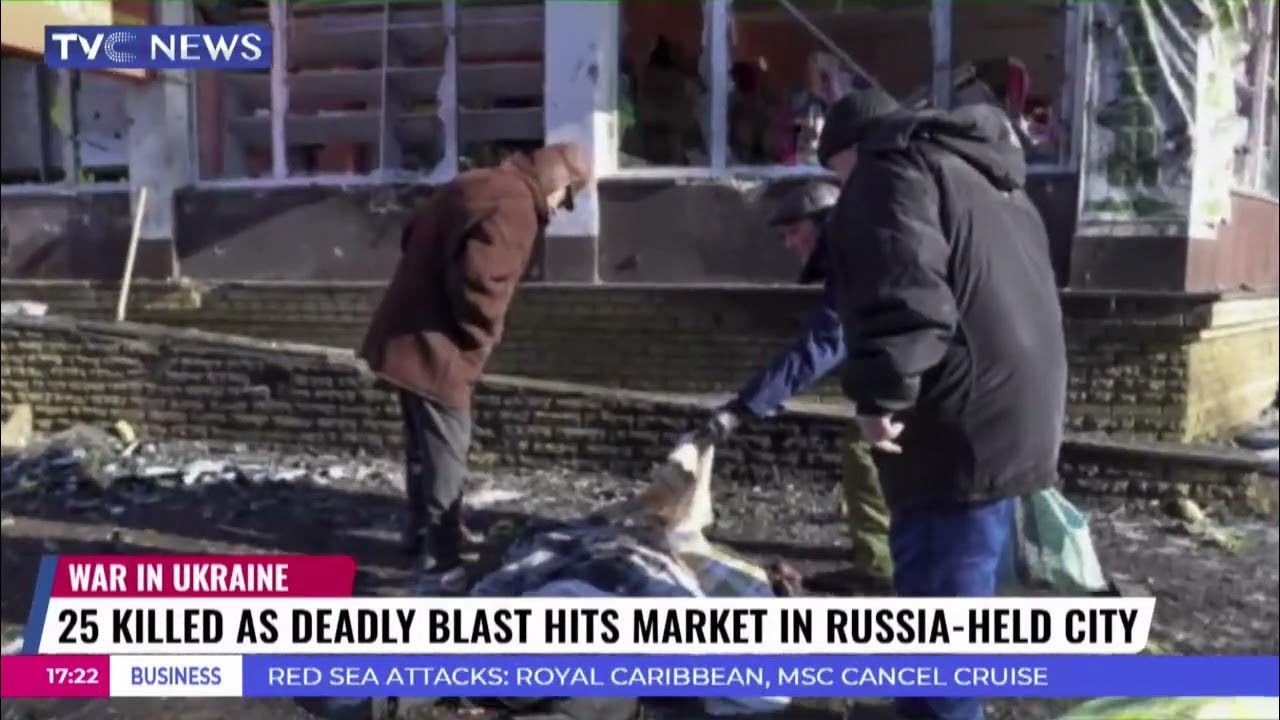 25 K#lled As Deadly Blast Hits Market In Russia-Held City