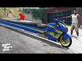 Franklin Tests The Longest Bikes Of GTA 5 !