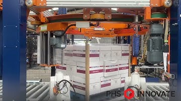 153 Stretch Wrapper with Robotic Corner Board Applicator  www.phsinnovate.com