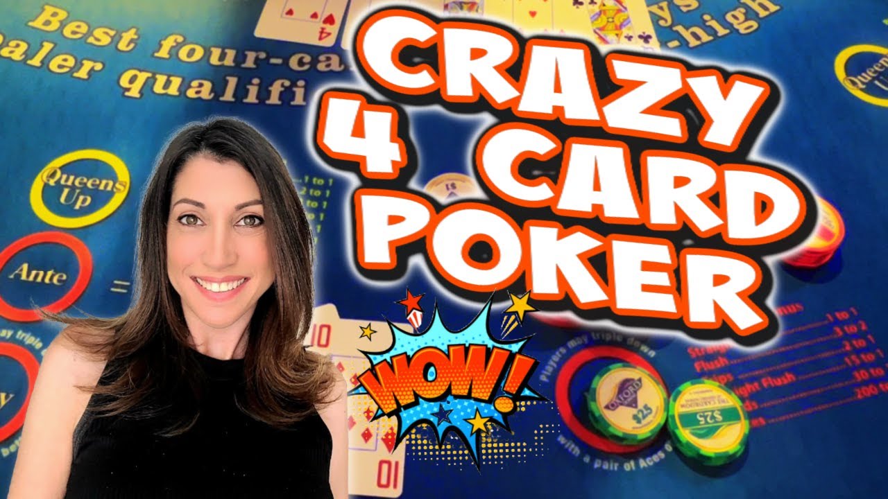 👉 We're Playing Crazy Four Card Poker at Oxford Downs Poker Room -REAL ...