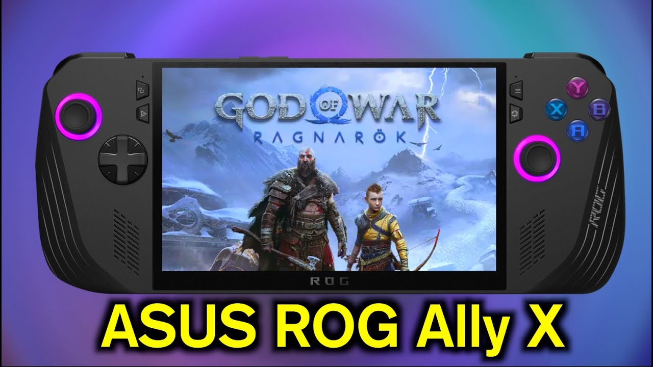 ROG ALLY X - God of War Ragnarok Mind-blowing FPS! - YouTube