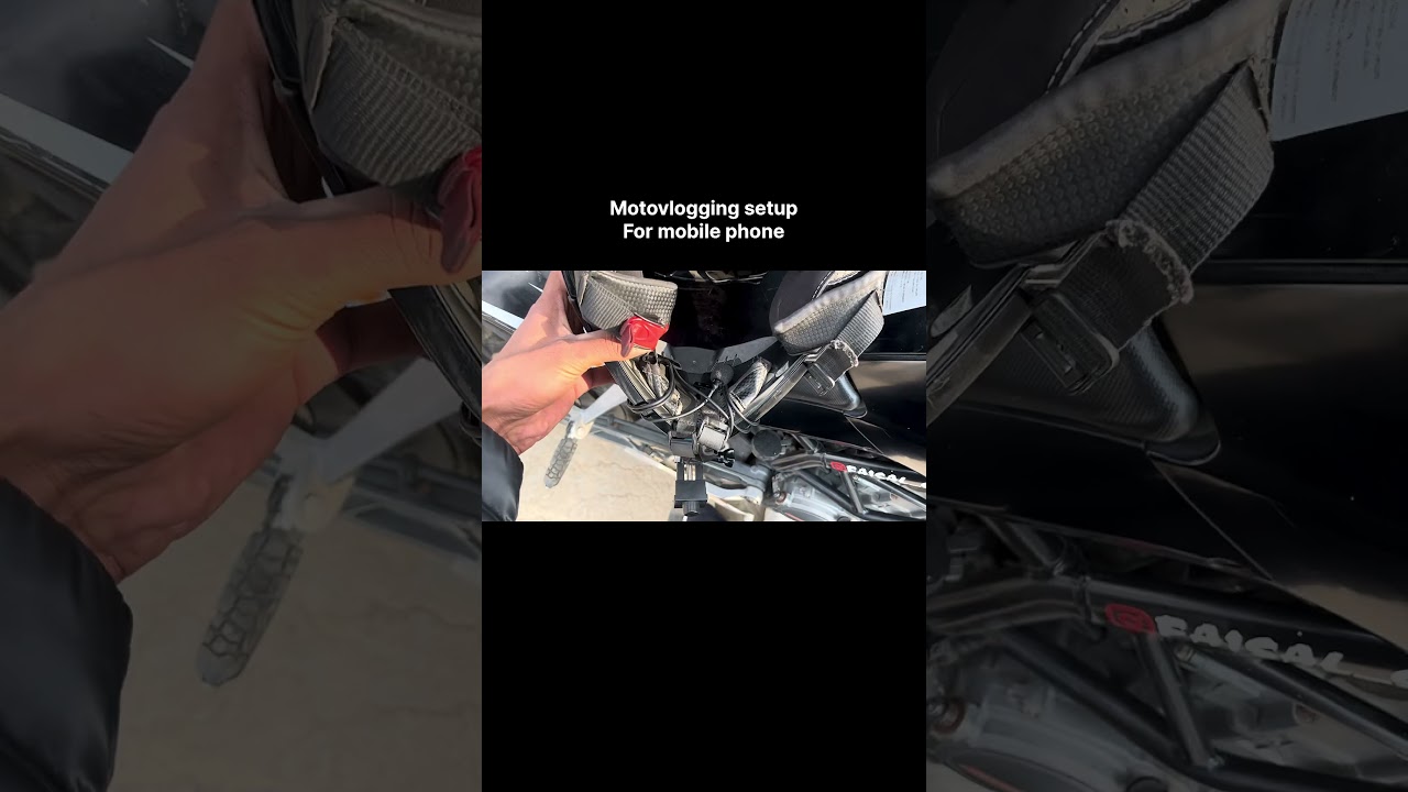Motovlogging setup for phone