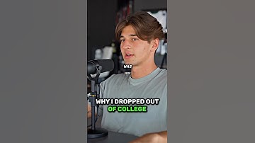Sebastian Ghiorghiu : WHY I DROP OUT OF COLLEGE, why you should 😤 #shorts #thebigquestion #college