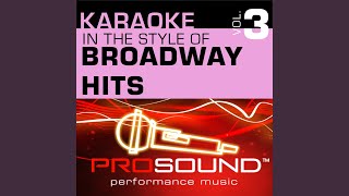 Dancing Through Life (Karaoke With Background Vocals) (In the style of Wicked)