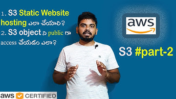 S3 #part-2 | Static Website Hosting | Rakesh Taninki | in Telugu | AWS Basic