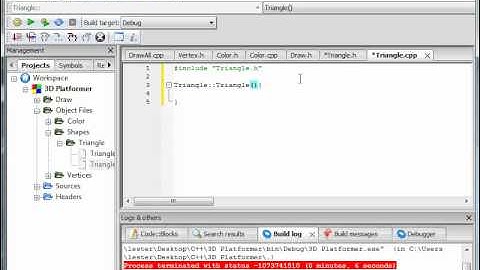 OpenGL Tutorial 12:  Creating a Triangle Class!
