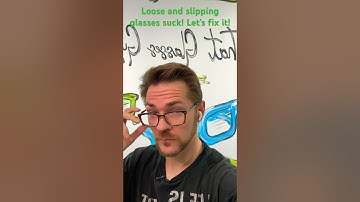 Let’s Fix Those Loose Slipping Glasses Quickyl and Easily!