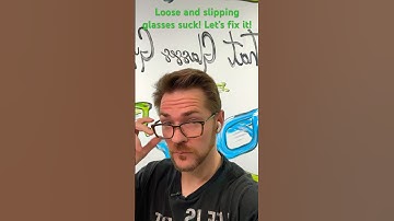 Let’s Fix Those Loose Slipping Glasses Quickyl and Easily!