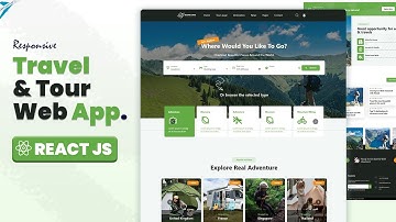 ✈️ React JS Tutorial - TRAVEL WEB APPLICATION | Download Full Source Code. PART 2
