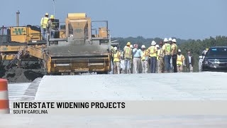 SC interstate widening projects ahead of schedule due to additional funding