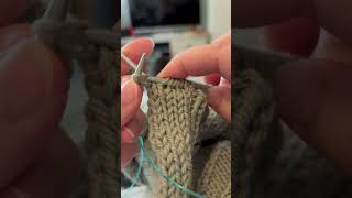Double knitted button band