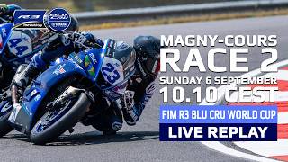 LIVE REPLAY 2026 FIM R3 BLU CRU World Cup - Round 4, Race 2,  Magny-Cours, France