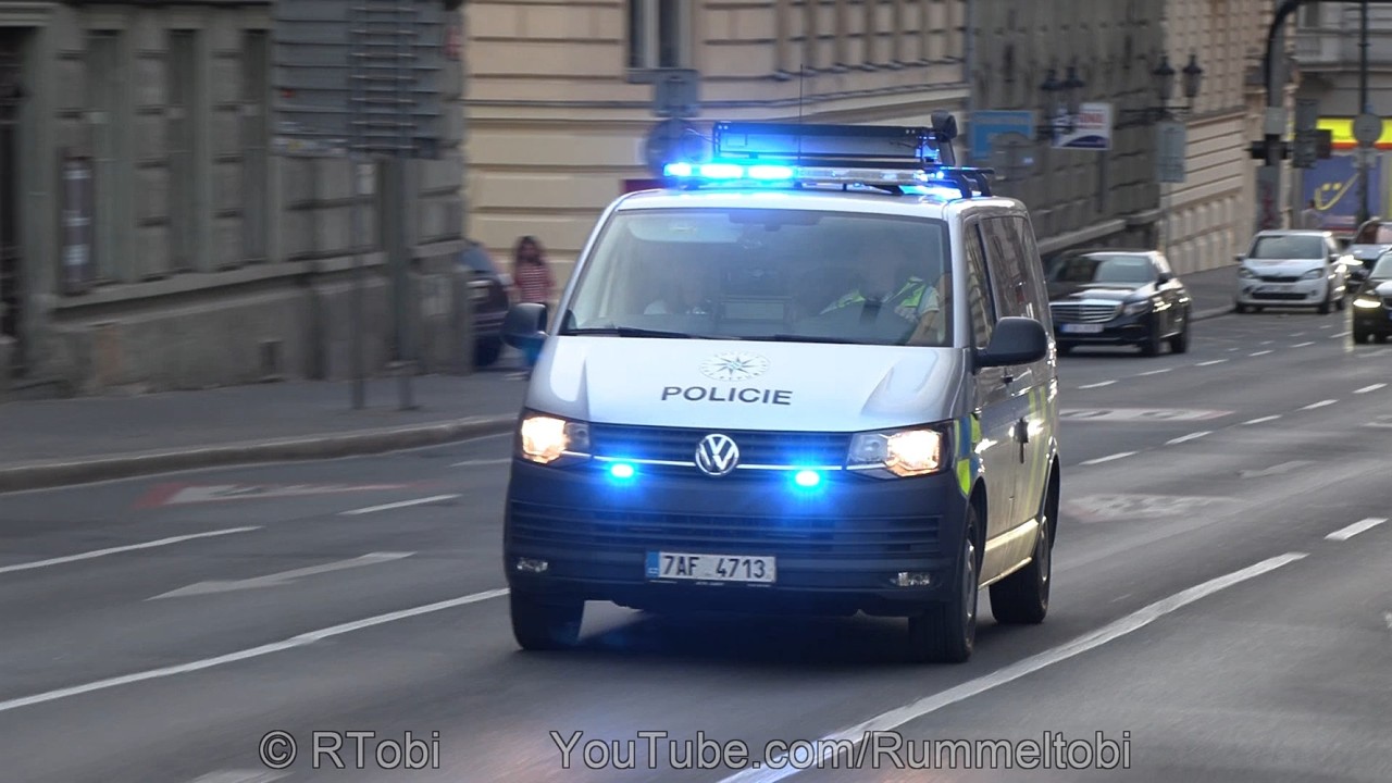 Prague Police MVA/ traffic van responding | Praha Policie ČR VW T6 [CZ | 29.5.2023]