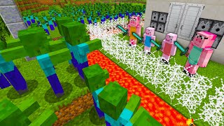 Peppa Pig, but Zombies vs The Most Secure House  Minecraft