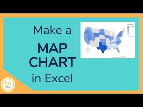 How to Make a Map Chart in Excel - Tutorial ️ 