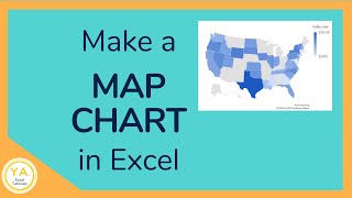 How to Make a Map Chart in Excel - Tutorial 🗺️ 📊