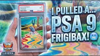 I Pulled a PSA 9 FRIGIBAX! 🥶 | Triumph Rips Pokémon Slab Reveal
