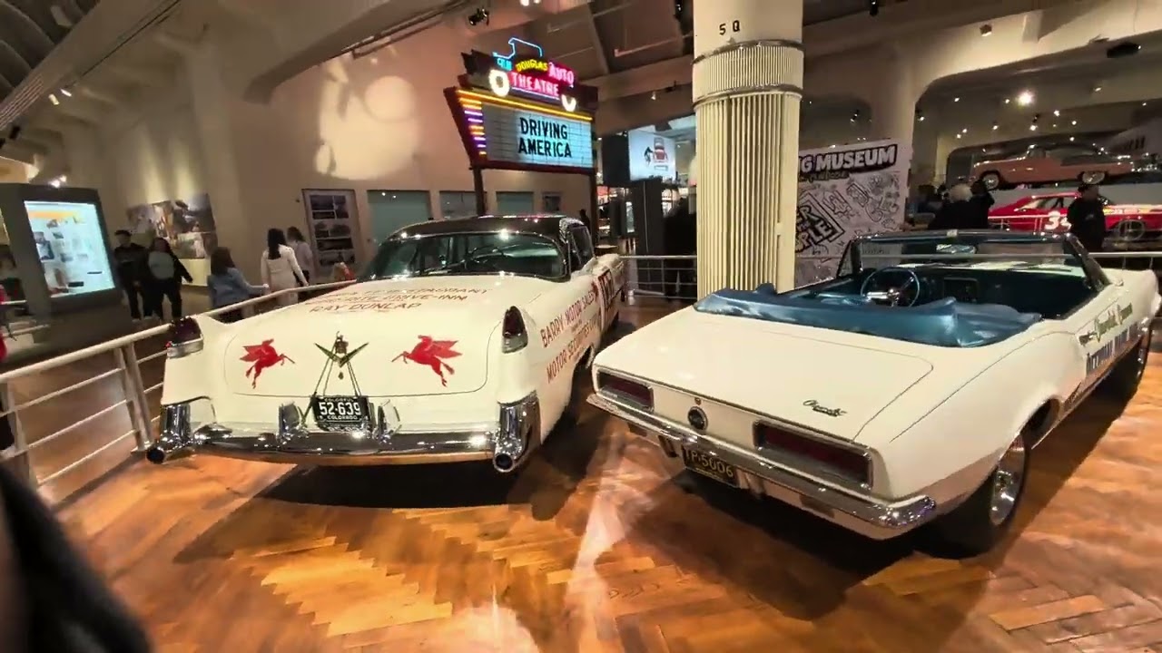 Quick walk through Henry Ford Museum's car collection on MLK Day