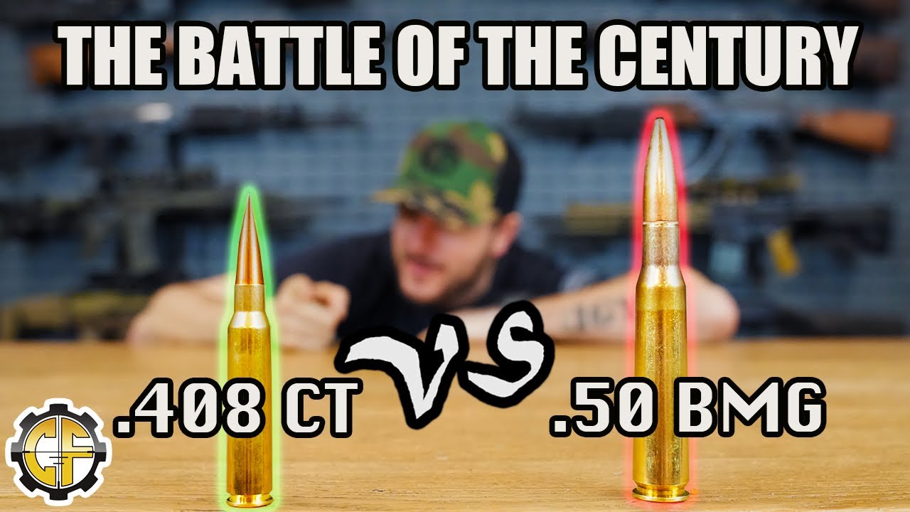 .408 Cheytac vs .50 BMG - YouTube