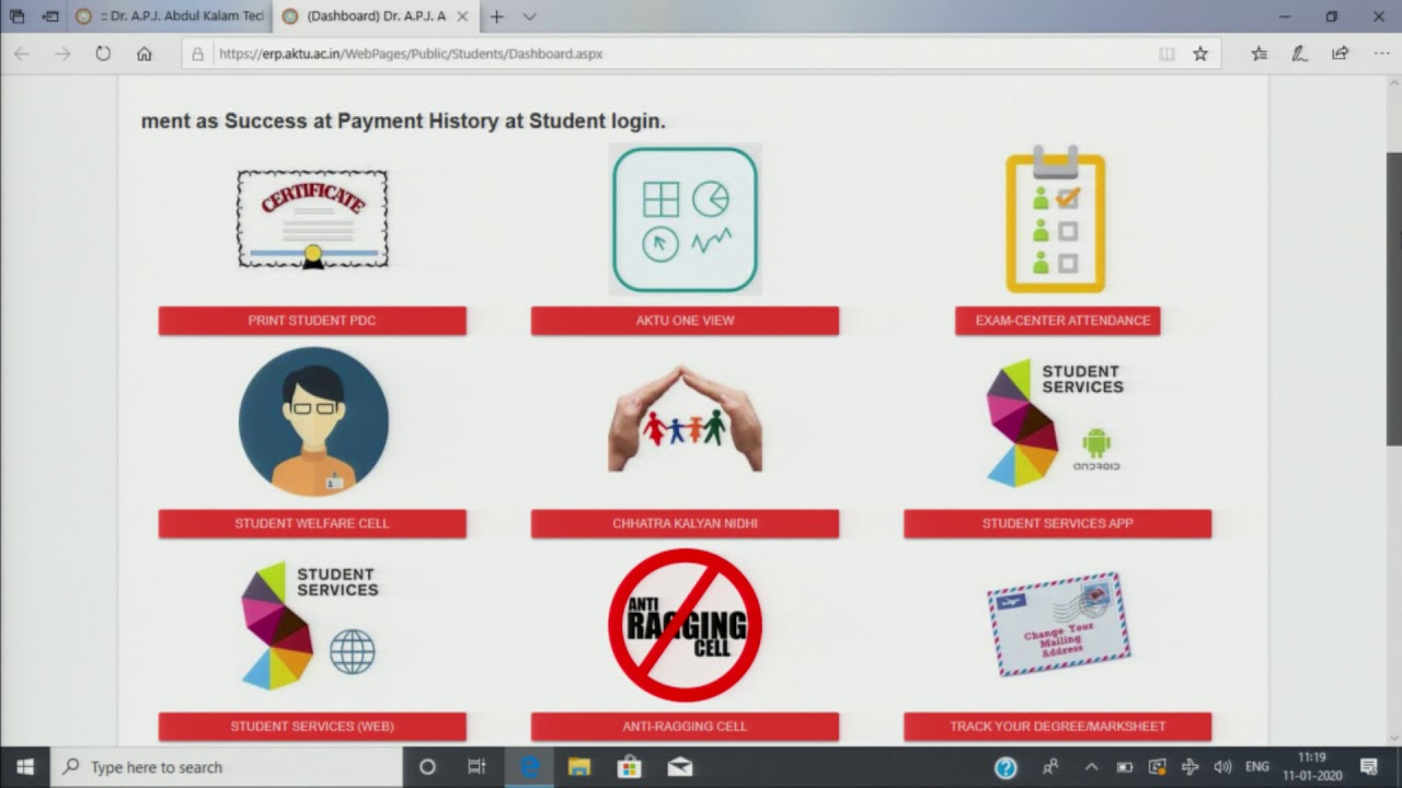 How to get merger / medium of instruction online | AKTU Digital Education