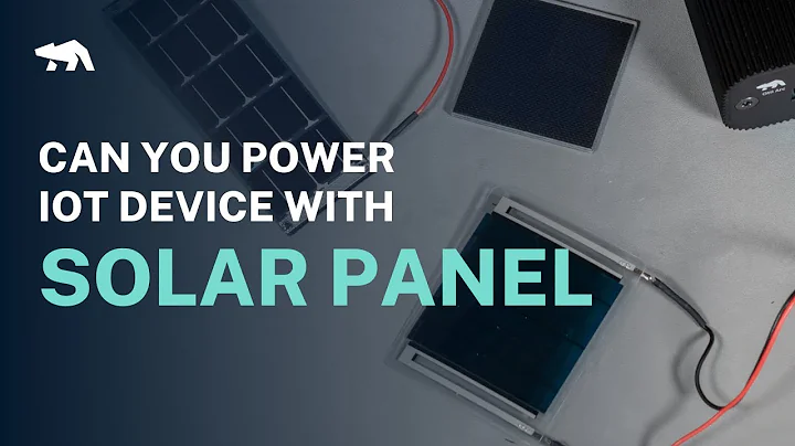 Can I Power my IoT Device with Solar Panels? -  A Quick Test of IoT Solar Panels from Sparkfun