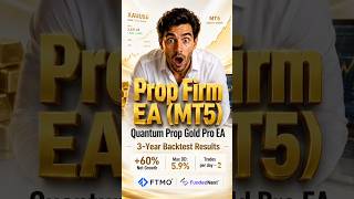 Quantum Prop Gold Pro EA — 3‑Year Prop‑Firm Backtest | +60% Growth, 5.9% DD#shorts #trading