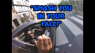 &quot;Smash You In Your Face!&quot; UK Bikers VS Crazy, Angry People and Stupid Drivers #160