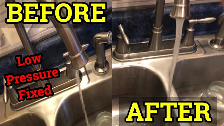 How to fix a sink with low water pressure  (kitchen or bathroom Faucet) Hot and Cold - DayDayNews