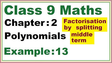 Example (13) Chapter:2 Polynomials | Ncert Maths Class 9