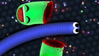 SNAKE HACKER vs SNAKE TROLL! EPIC SLITHERIO GAMEPLAY | Slither.io screenshot 3