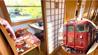 The hospitality of the Japan restaurant [Sightseeing Train Rokumon]