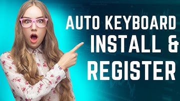 how to install auto keyboard 9.0  register |Raza Tech|