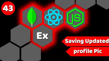 #43 Saving updated Profile pic in database | MERN stack tutorial | Instagram clone