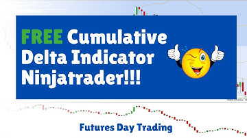Free Cumulative Delta Indicator for Ninjatrader!