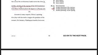 ACT Test 1 Section 1 Question 56